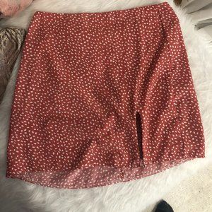 Mauve Mini Skirt - Lg